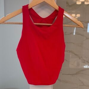 Athleta Bright Red Racerback Tank